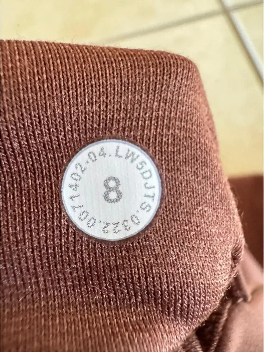 Lululemon Instill High Rise 25” Roasted Brown Size 8 NWT